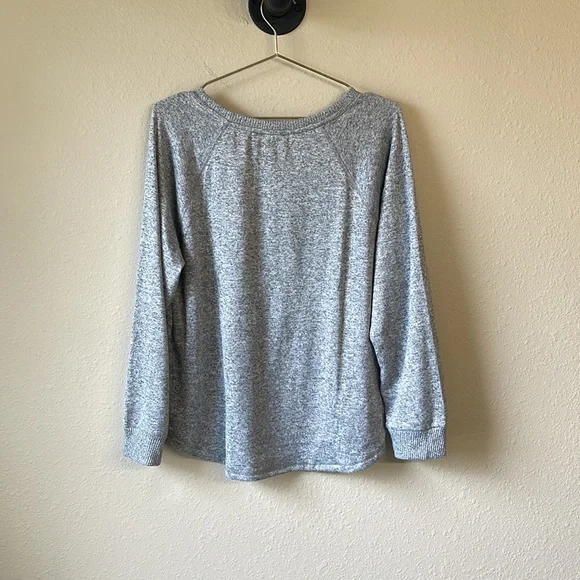 NWT Splendid Gray Leopard Hacci Pullover Jogger Pajama Set Size X-Large - Picture 7 of 14